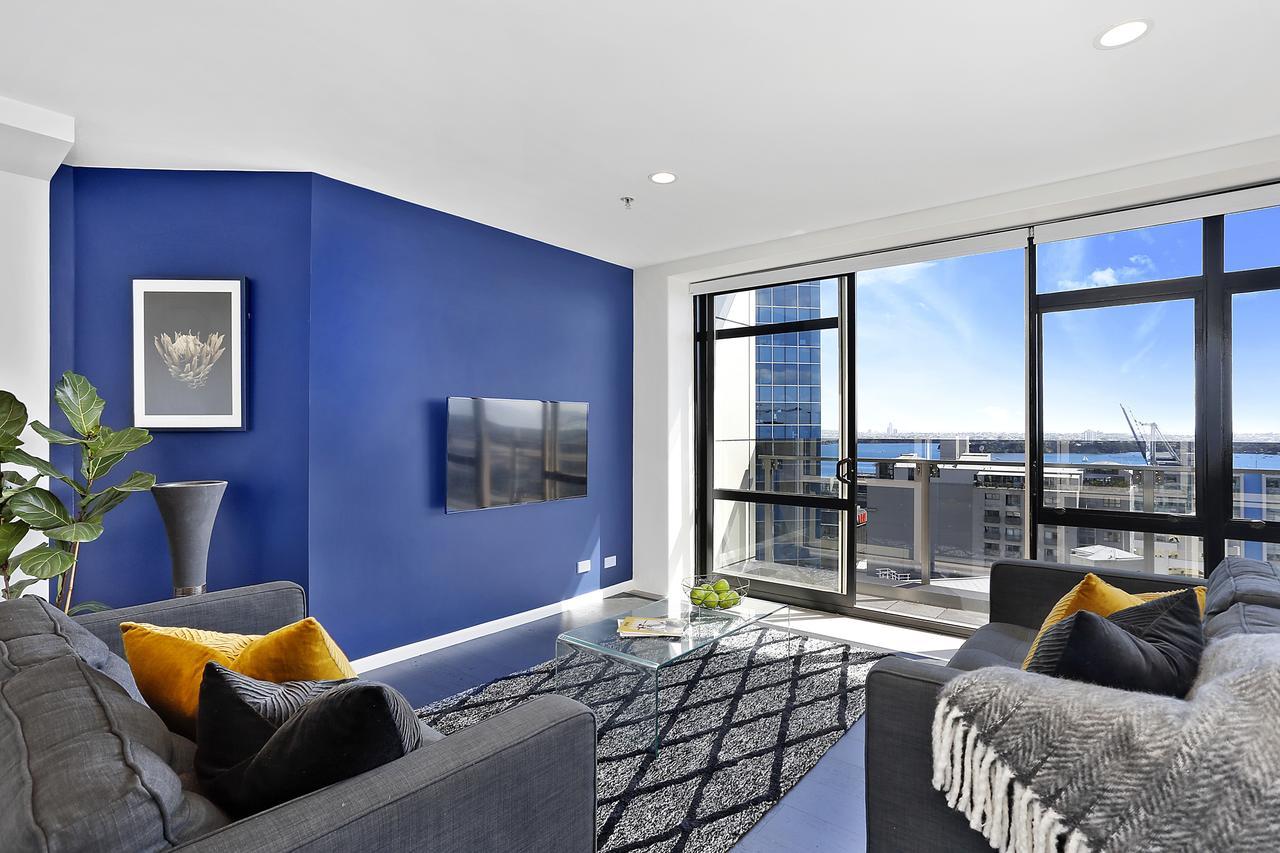 Central 12Th Floor Apt With City & Harbour Views Auckland Exterior photo